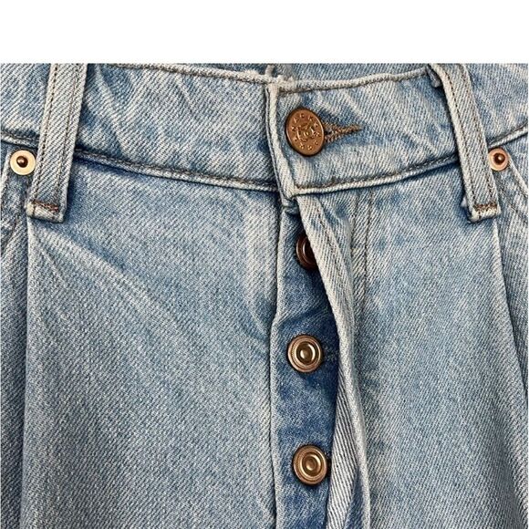 Mother Snacks The Pleated Fun Dip Jean Short size 25 NWT $218 - Picture 12 of 13